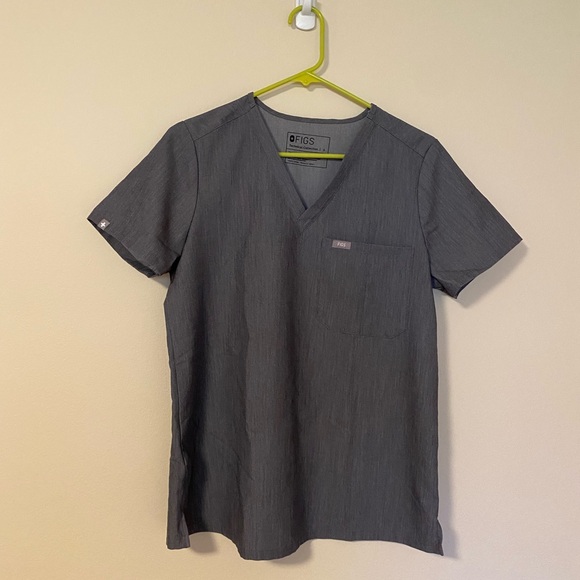 Figs technical collection small graphite Catrina scrub top - Picture 2 of 2